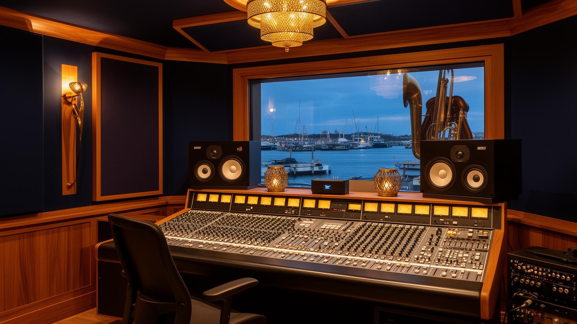 Studio Controlbooth Note Studio's | Recording & Broadcast at The Nautical Note